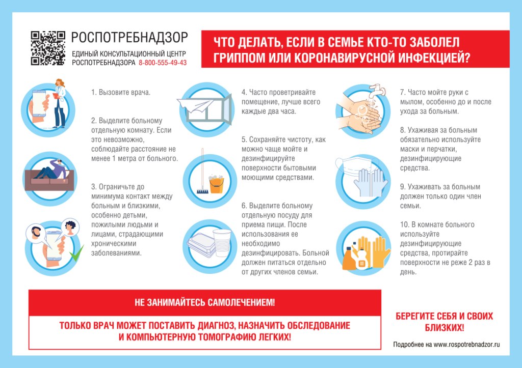 COVID памятка если заболели